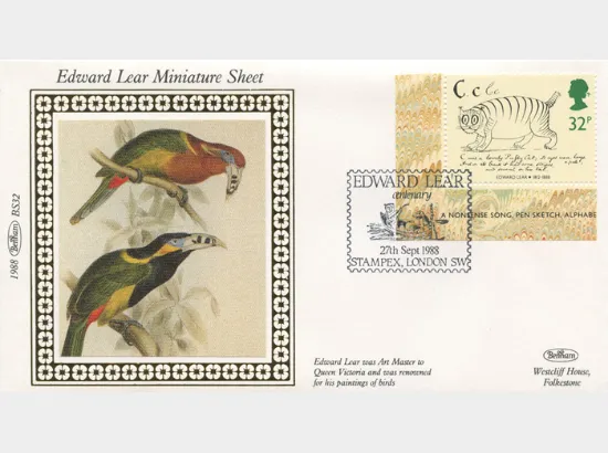 Edward Lear: Miniature Sheet