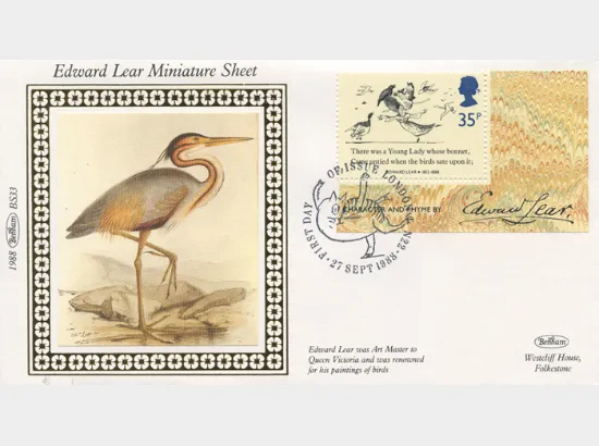 Edward Lear: Miniature Sheet