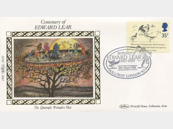 Edward Lear: Stamps