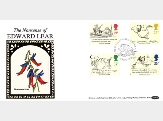 Edward Lear: Stamps