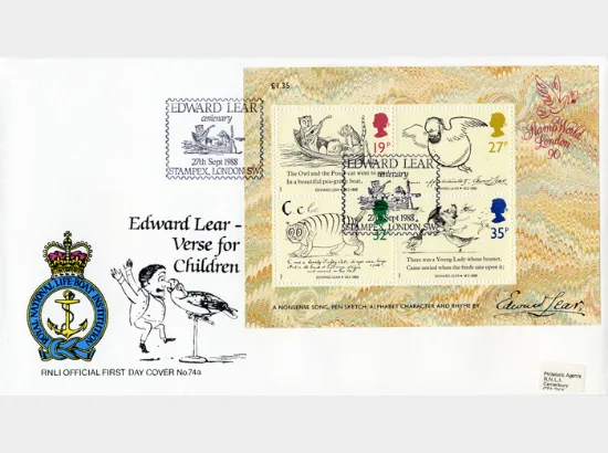Edward Lear: Miniature Sheet