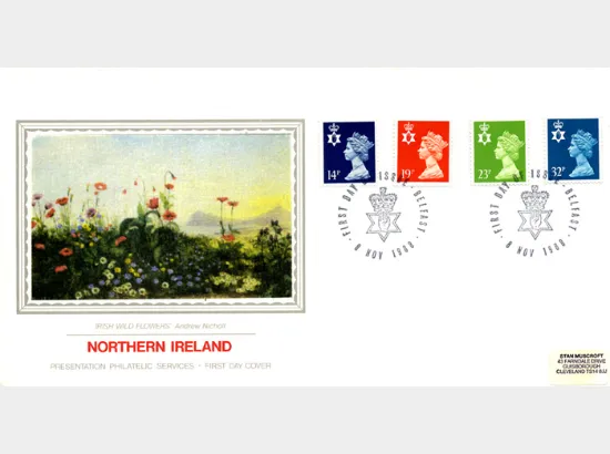 Northern Ireland 14p, 19p, 23p, 32p