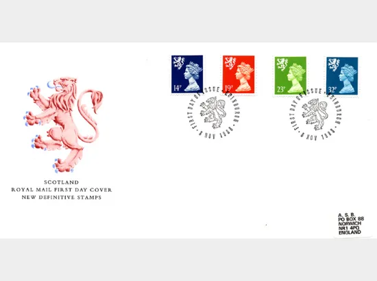 Scotland 14p, 19p, 23p, 32p