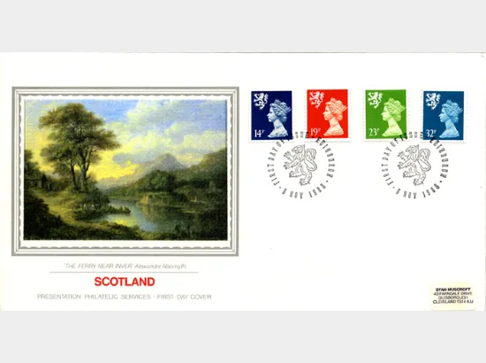 Scotland 14p, 19p, 23p, 32p