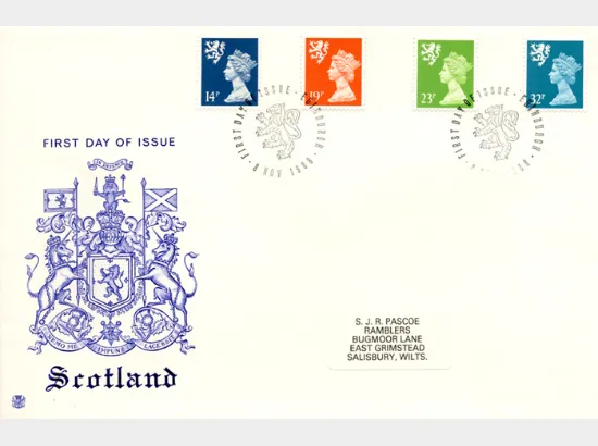 Scotland 14p, 19p, 23p, 32p