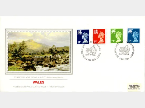 Wales 14p, 19p, 23p, 32p