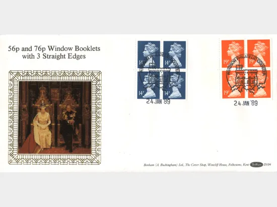 Window: Three straight edges: 56p