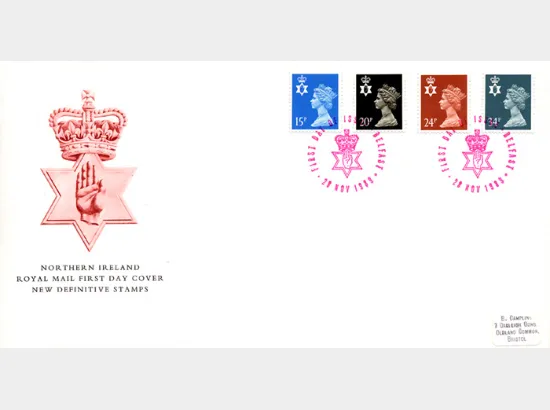 Northern Ireland 15p, 20p, 24p, 34p