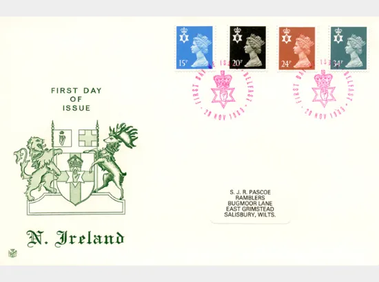 Northern Ireland 15p, 20p, 24p, 34p