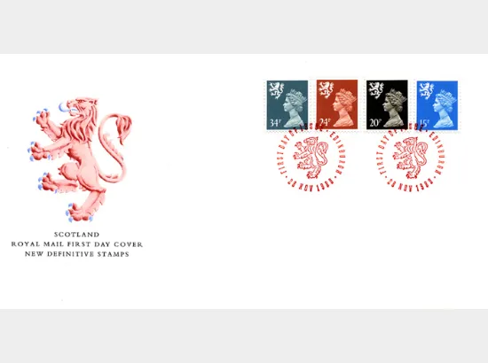 Scotland 15p, 20p, 24p, 34p