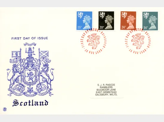 Scotland 15p, 20p, 24p, 34p