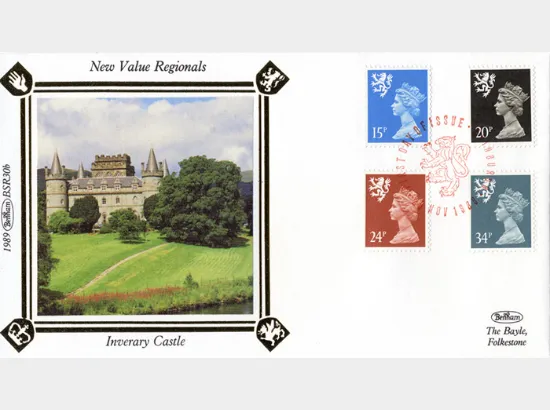 Scotland 15p, 20p, 24p, 34p