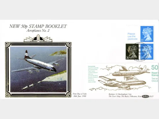 Vending: Penny Black Anniversary: 50p Aircraft 2