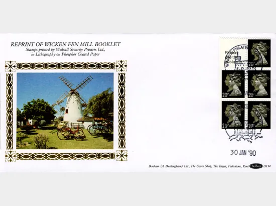 Vending: Penny Black Anniversary: £1 Mills 1 (Wicken Fen)