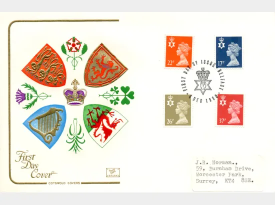 Northern Ireland 17p, 22p, 26p, 37p