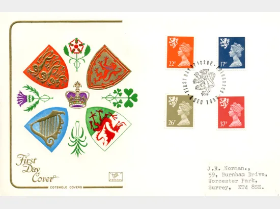 Scotland 17p, 22p, 26p, 37p