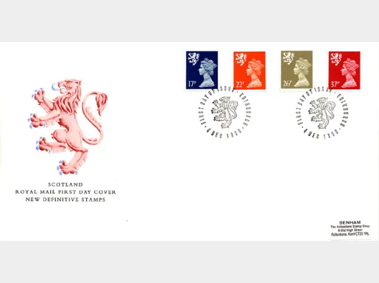 Scotland 17p, 22p, 26p, 37p