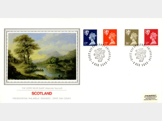 Scotland 17p, 22p, 26p, 37p