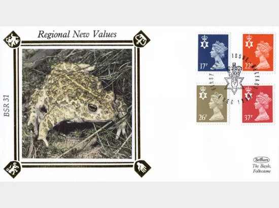 Northern Ireland 17p, 22p, 26p, 37p