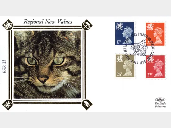 Wales 17p, 22p, 26p, 37p