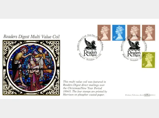 Machins: 19p Readers' Digest Stamp Coil