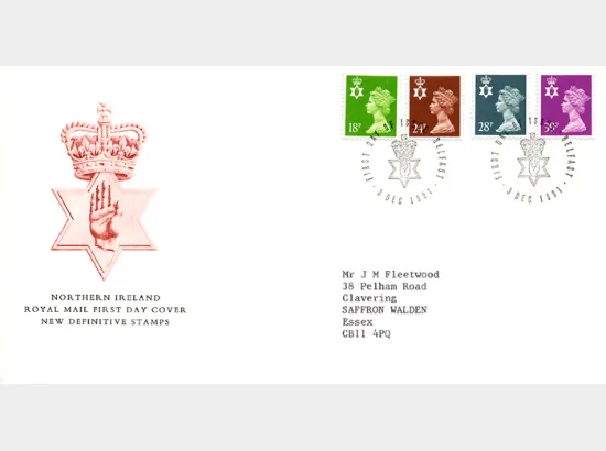 Northern Ireland 18p, 24p, 28p, 39p