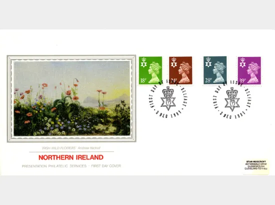 Northern Ireland 18p, 24p, 28p, 39p