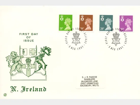 Northern Ireland 18p, 24p, 28p, 39p
