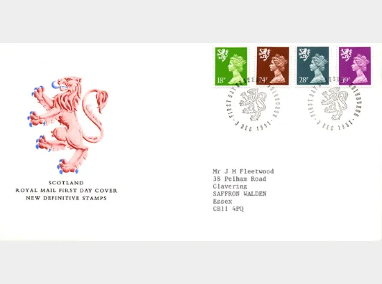 Scotland 18p, 24p, 28p, 39p