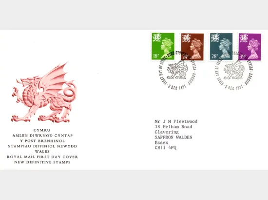 Wales 18p, 24p, 28p, 39p