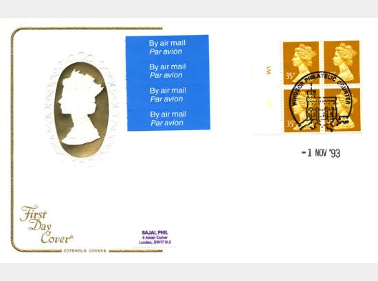 Window: Airmail: £1.40 Window: Airmail: £1.40