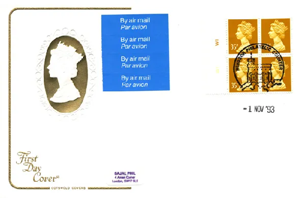 Window: Airmail: £1.40