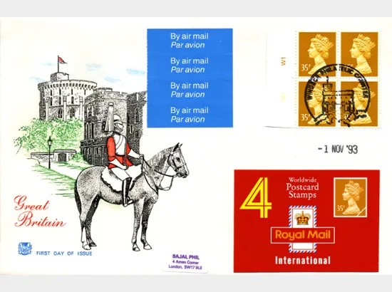 Window: Airmail: £1.40 Window: Airmail: £1.40