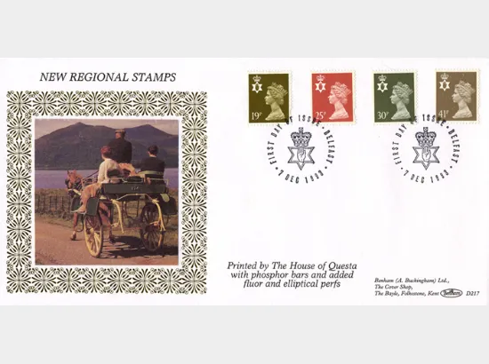 Northern Ireland 19p, 25p, 30p, 41p