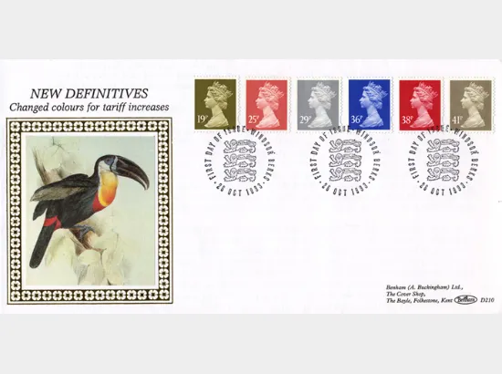 Machins (EP): 19p, 25p, 29p, 36p, 38p, 41p Machins (EP): 19p, 25p, 29p, 36p, 38p, 41p