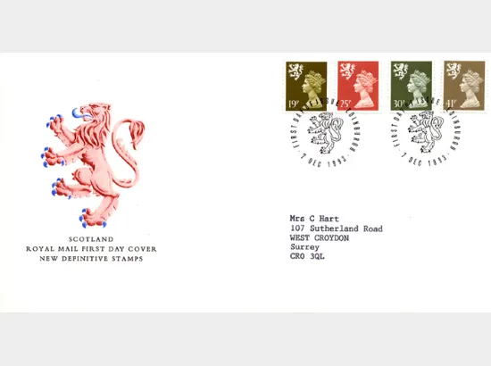 Scotland 19p, 25p, 30p, 41p