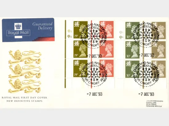 Wales 19p, 25p, 30p, 41p