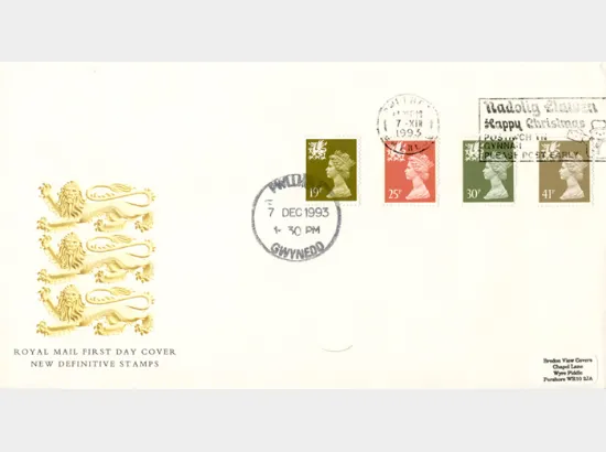 Wales 19p, 25p, 30p, 41p