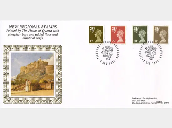 Scotland 19p, 25p, 30p, 41p