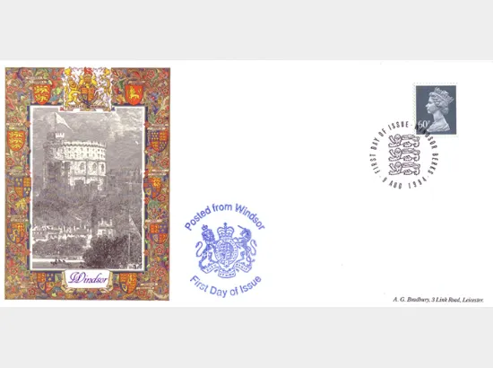 Machins (EP): Airmail: 60p Slate-blue