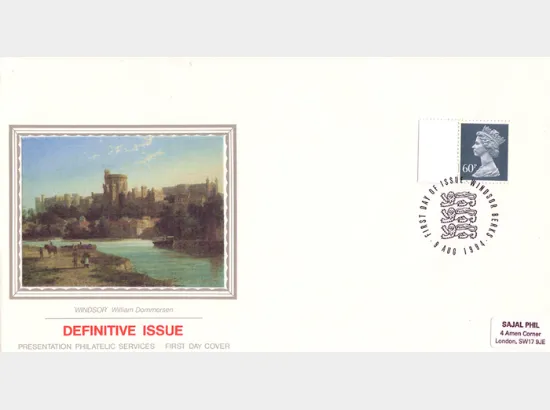 Machins (EP): Airmail: 60p Slate-blue