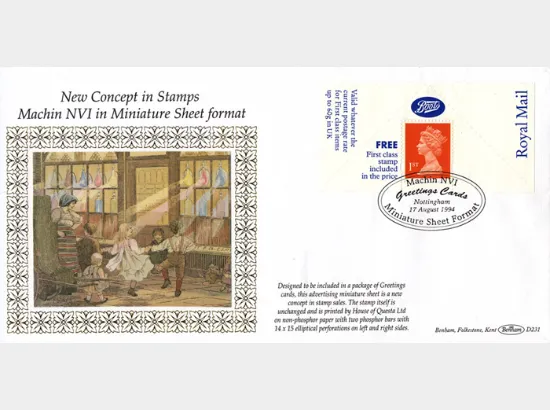 Machins (EP): Boots Greetings Card Label