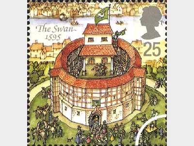 Shakespeare's Globe: 25p