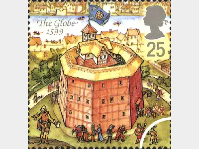 Shakespeare's Globe: 25p