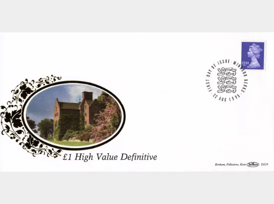 Machins £1 (small format) & £3 Castles