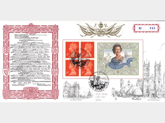 Window: Queen's 70th Birthday