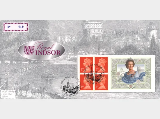 Window: Queen's 70th Birthday