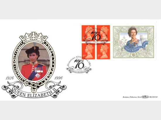 Window: Queen's 70th Birthday