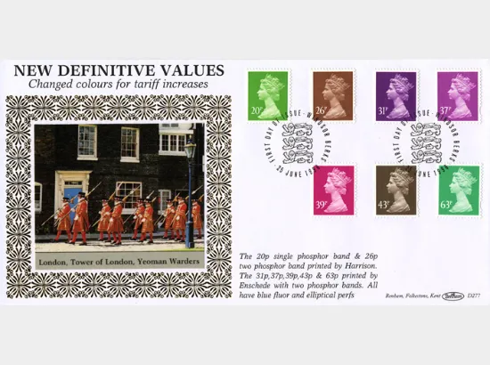 Machins (EP): 20p, 26p, 31p, 37p, 39p, 43p, 63p