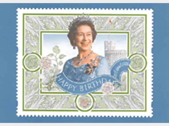 Window: Queen's 70th Birthday